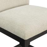 Linen Upholstered Spindle Eliza Counter Stool