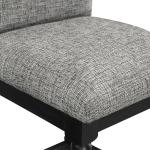 Graphite Upholstered Spindle Eliza Counter Stool