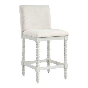 White Linen Kaylee Antique Counter Stool