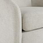 Neutral Upholstered Bella Swivel Chair