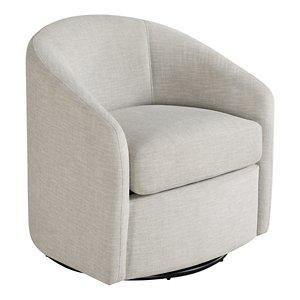 Neutral Upholstered Bella Swivel Chair