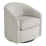 Neutral Upholstered Bella Swivel Chair