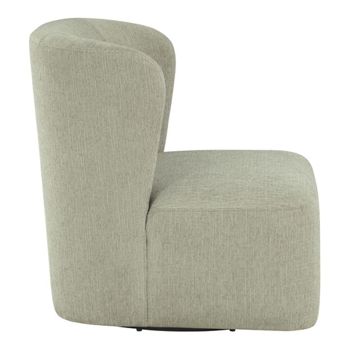 Fog Green Upholstered Lucy Swivel Chair