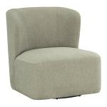 Fog Green Upholstered Lucy Swivel Chair