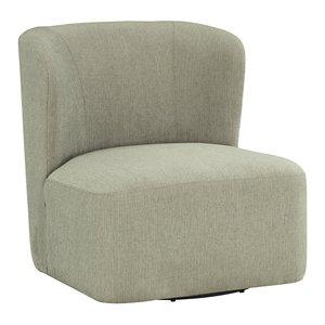 Fog Green Upholstered Lucy Swivel Chair