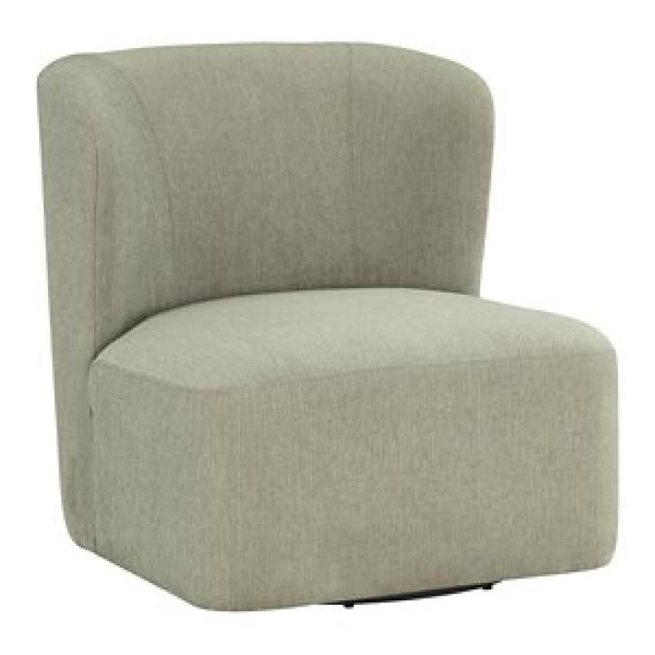 Fog Green Upholstered Lucy Swivel Chair