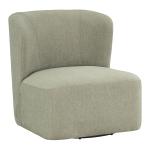 Fog Green Upholstered Lucy Swivel Chair