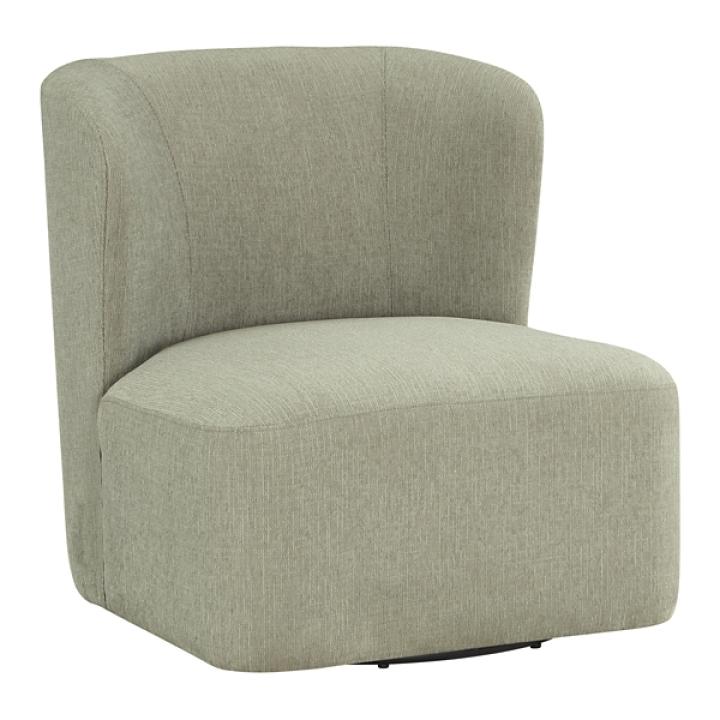 Fog Green Upholstered Lucy Swivel Chair