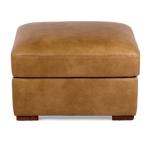 Brooks Pebble Faux Leather Ottoman