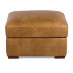 Brooks Pebble Faux Leather Ottoman