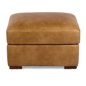 Brooks Pebble Faux Leather Ottoman