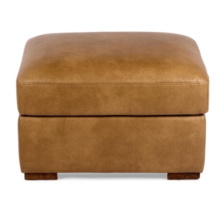 Brooks Pebble Faux Leather Ottoman