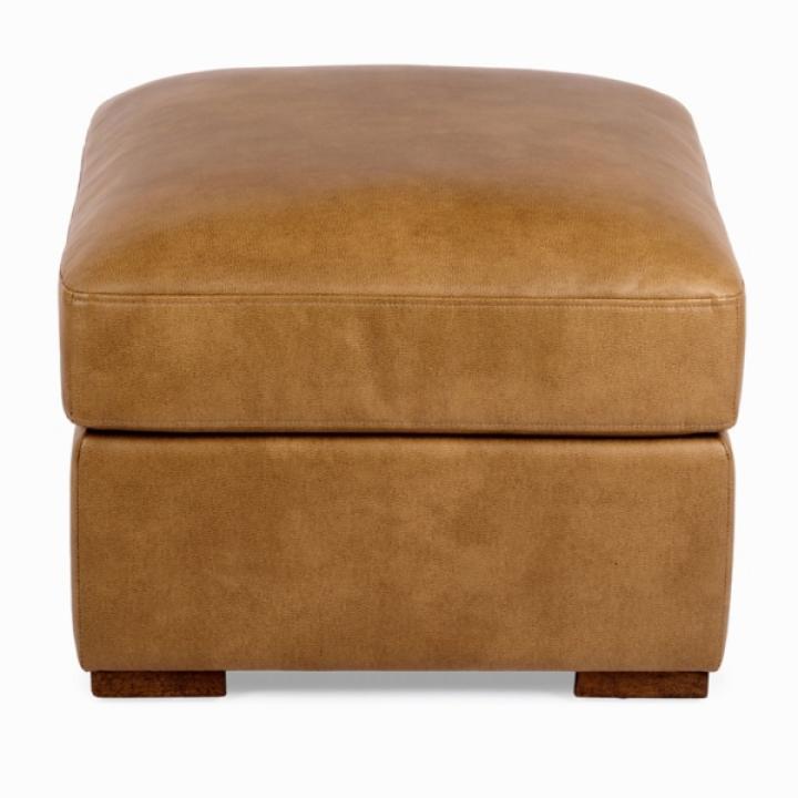 Brooks Pebble Faux Leather Ottoman