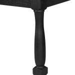 Black Wood Modern Farmhouse 2-pc. Dining Chair Set