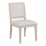 Tawny Wood Modern 2-pc. Dining Chair Set
