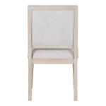 Tawny Wood Modern 2-pc. Dining Chair Set
