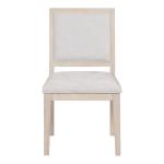 Tawny Wood Modern 2-pc. Dining Chair Set