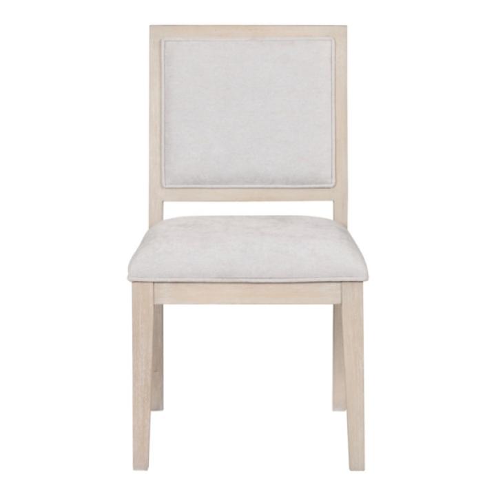 Tawny Wood Modern 2-pc. Dining Chair Set