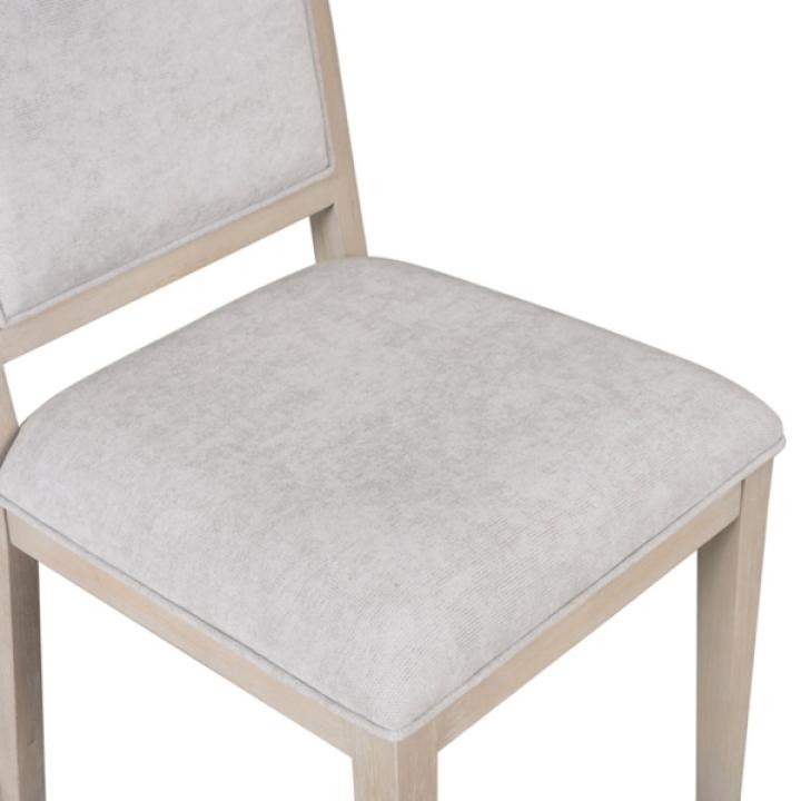 Tawny Wood Modern 2-pc. Dining Chair Set