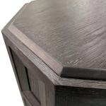 Black Wood Weathered Flonnin Accent Table