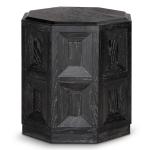Black Wood Weathered Flonnin Accent Table