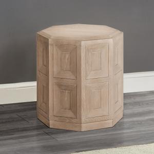 Taupe Wood Weathered Flonnin Accent Table