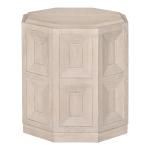 Taupe Wood Weathered Flonnin Accent Table