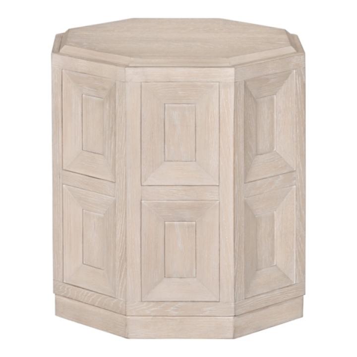 Taupe Wood Weathered Flonnin Accent Table