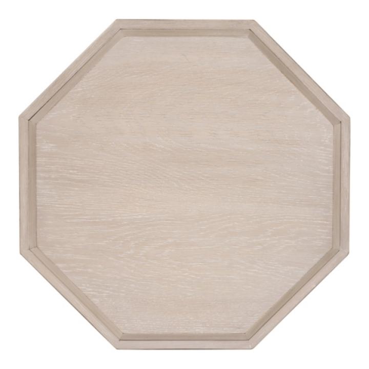 Taupe Wood Weathered Flonnin Accent Table