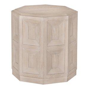 Taupe Wood Weathered Flonnin Accent Table