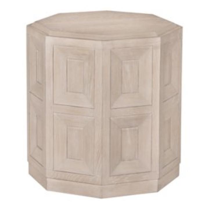 Taupe Wood Weathered Flonnin Accent Table