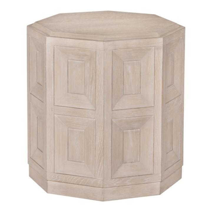 Taupe Wood Weathered Flonnin Accent Table