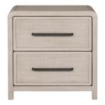 Natural Oak Wood Modern Nightstand
