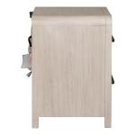 Natural Oak Wood Modern Nightstand