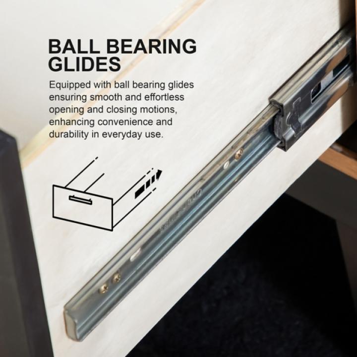 Natural Oak Wood Modern Nightstand