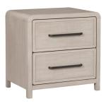 Natural Oak Wood Modern Nightstand