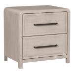 Natural Oak Wood Modern Nightstand