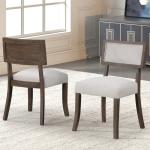 Beige Upholstered Sarena Dining Chairs, Set of 2