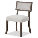 Beige Upholstered Sarena Dining Chairs, Set of 2