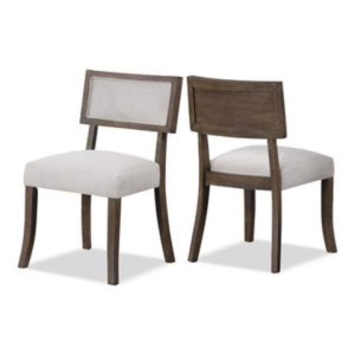 Beige Upholstered Sarena Dining Chairs, Set of 2