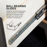 White Two Tone Wood Bering Nightstand