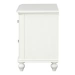 Addie Antique White Wood Nightstand