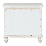 Addie Antique White Wood Nightstand