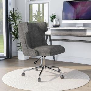 Gray Briar Wingback Office Chair