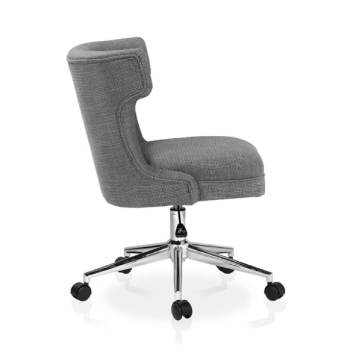 Gray Briar Wingback Office Chair