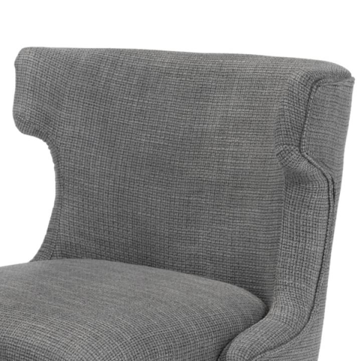 Gray Briar Wingback Office Chair