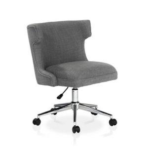 Gray Briar Wingback Office Chair