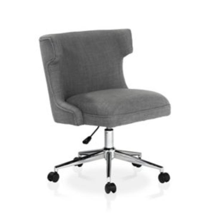Gray Briar Wingback Office Chair
