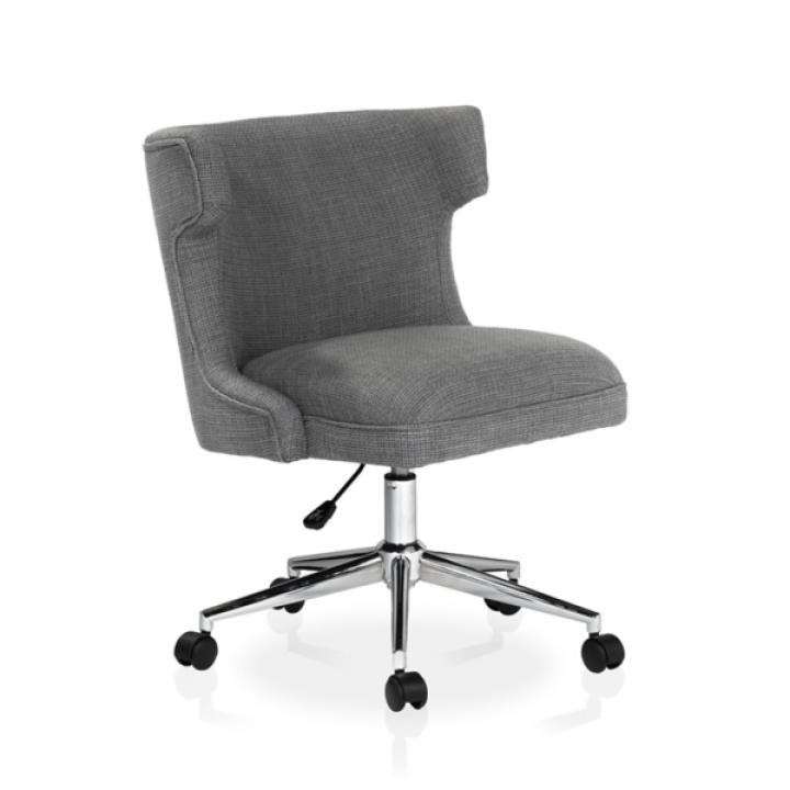 Gray Briar Wingback Office Chair