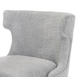 Light Gray Briar Wingback Office Chair